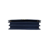 Prada Bluette Saffiano Lux Leather Bandoliera Crossbody Bag