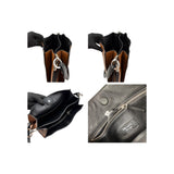 Prada Brown City Calf Leather Margit Shoulder Bag