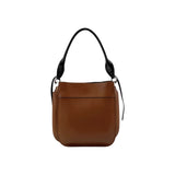 Prada Brown City Calf Leather Margit Shoulder Bag