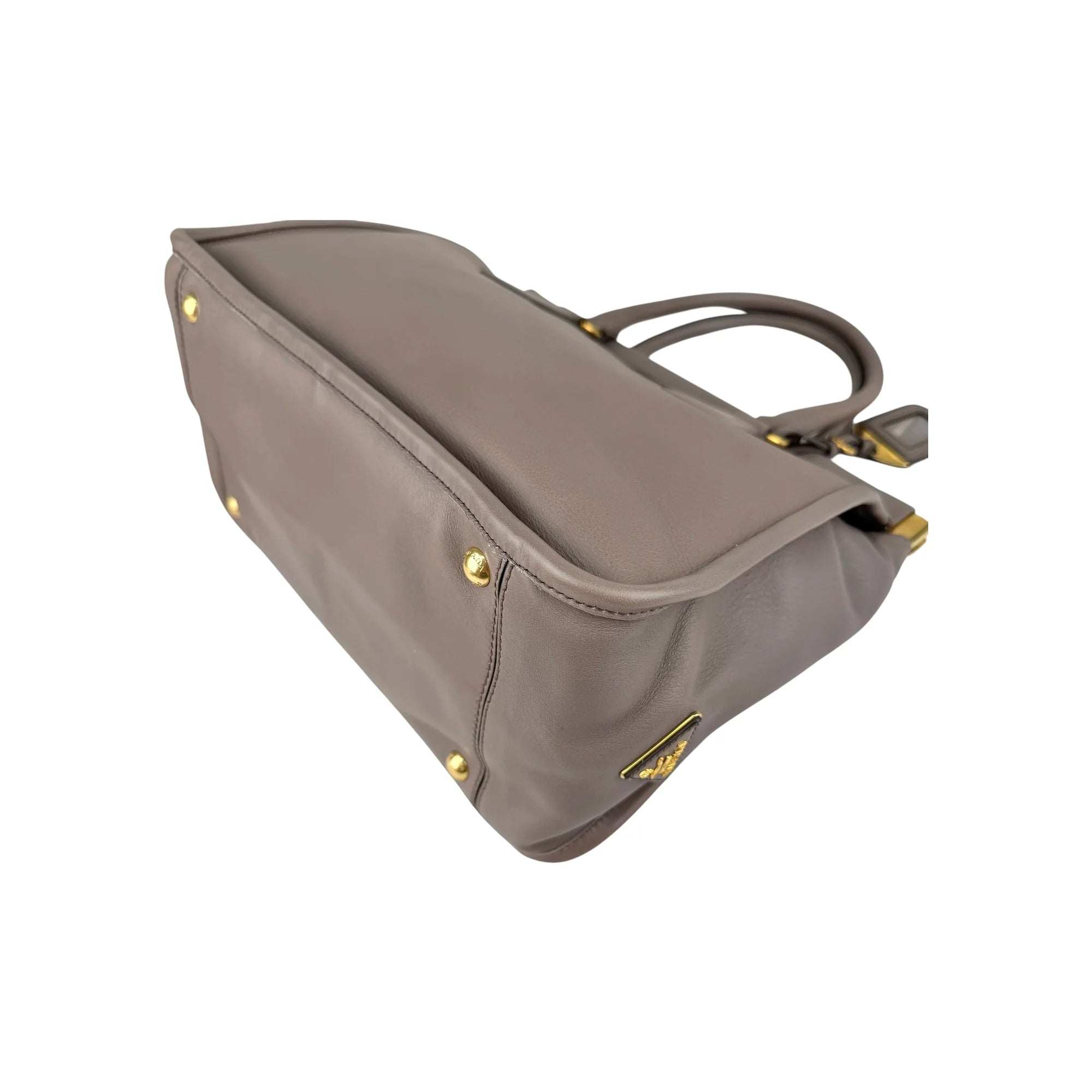 Prada Large Calfskin Framed Tote