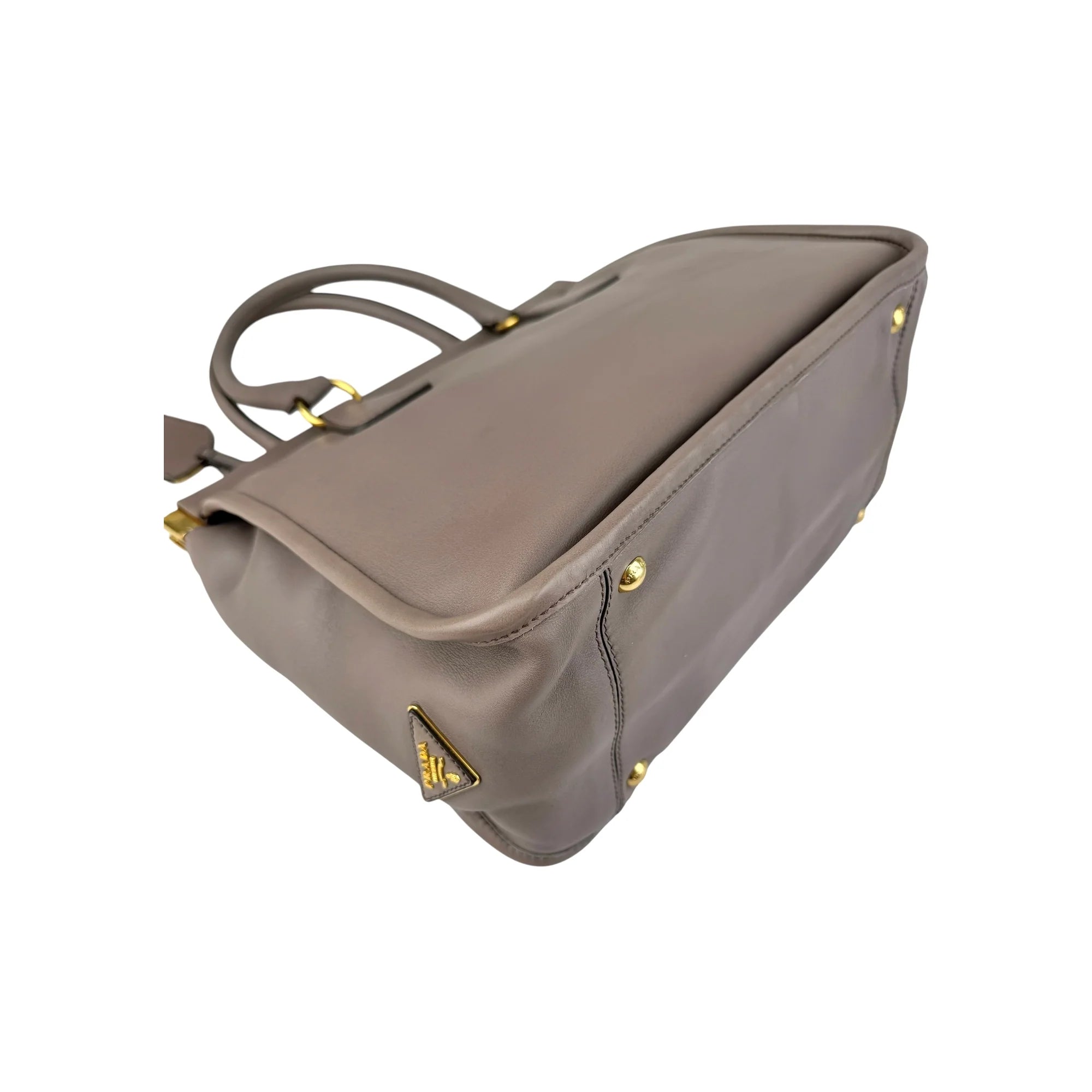 Prada Large Calfskin Framed Tote