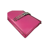 Prada Pink City Calf and Saffiano Leather Studded Elektra Crossbody Bag