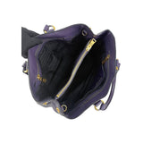 Prada Purple Vitello Daino Leather Medium Tote