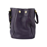 Prada Purple Vitello Daino Leather Medium Tote