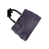 Prada Purple Vitello Daino Leather Medium Tote
