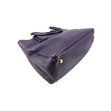 Prada Purple Vitello Daino Leather Medium Tote