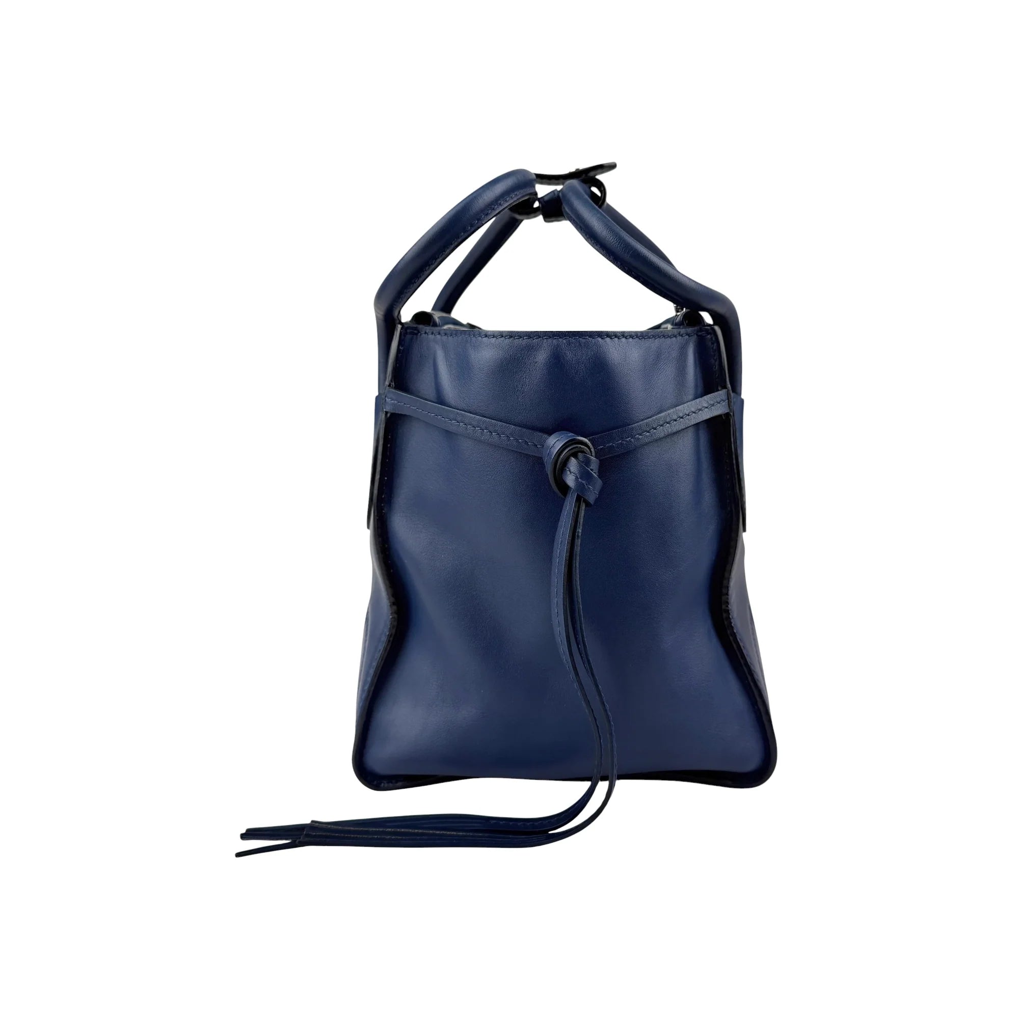 Prada Royal Blue Leather City Sport Handbag