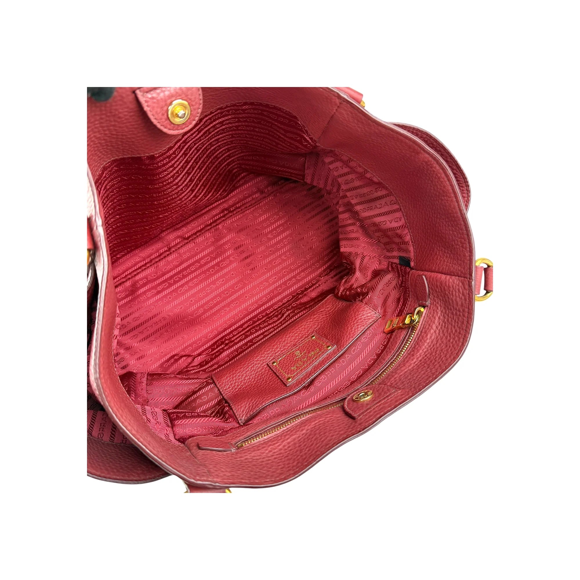 Prada Vitello Daino Shopping Tote