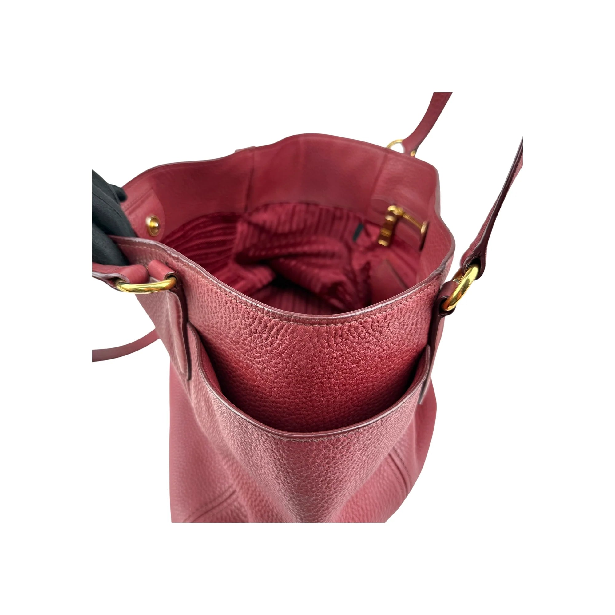 Prada Vitello Daino Shopping Tote