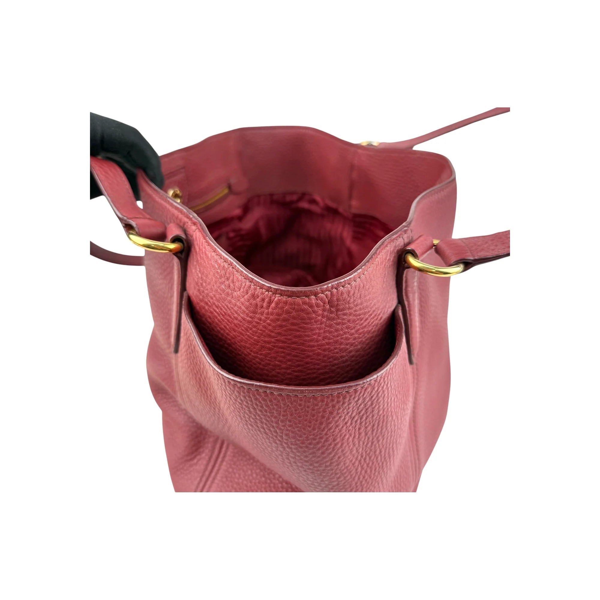 Prada Vitello Daino Shopping Tote