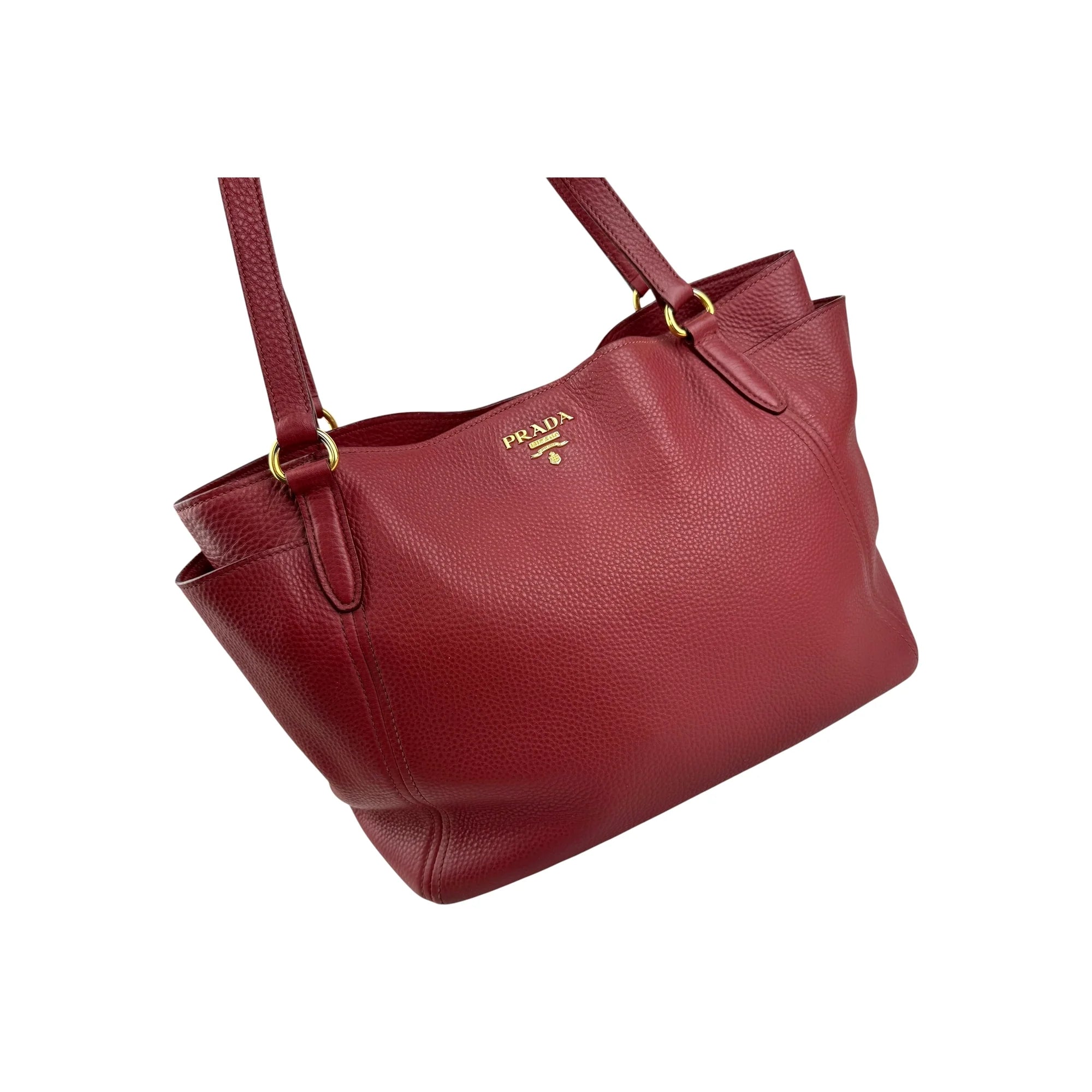 Prada Vitello Daino Shopping Tote