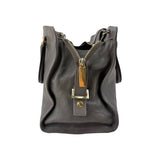 Saint Laurent Grey Calfskin Leather Cabas Chyc Bag