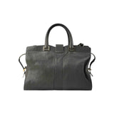 Saint Laurent Grey Calfskin Leather Cabas Chyc Bag