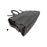 Saint Laurent Grey Calfskin Leather Cabas Chyc Bag
