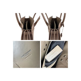 Saint Laurent Light Brown Leather Nano Classic Sac De Jour Tote
