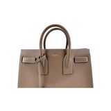 Saint Laurent Light Brown Leather Nano Classic Sac De Jour Tote
