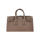 Saint Laurent Light Brown Leather Nano Classic Sac De Jour Tote
