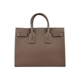 Saint Laurent Light Brown Leather Nano Classic Sac De Jour Tote