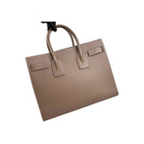 Saint Laurent Light Brown Leather Nano Classic Sac De Jour Tote