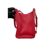 Saint Laurent Tote Downtown Cabas Satchel in Red, Calfskin Leather