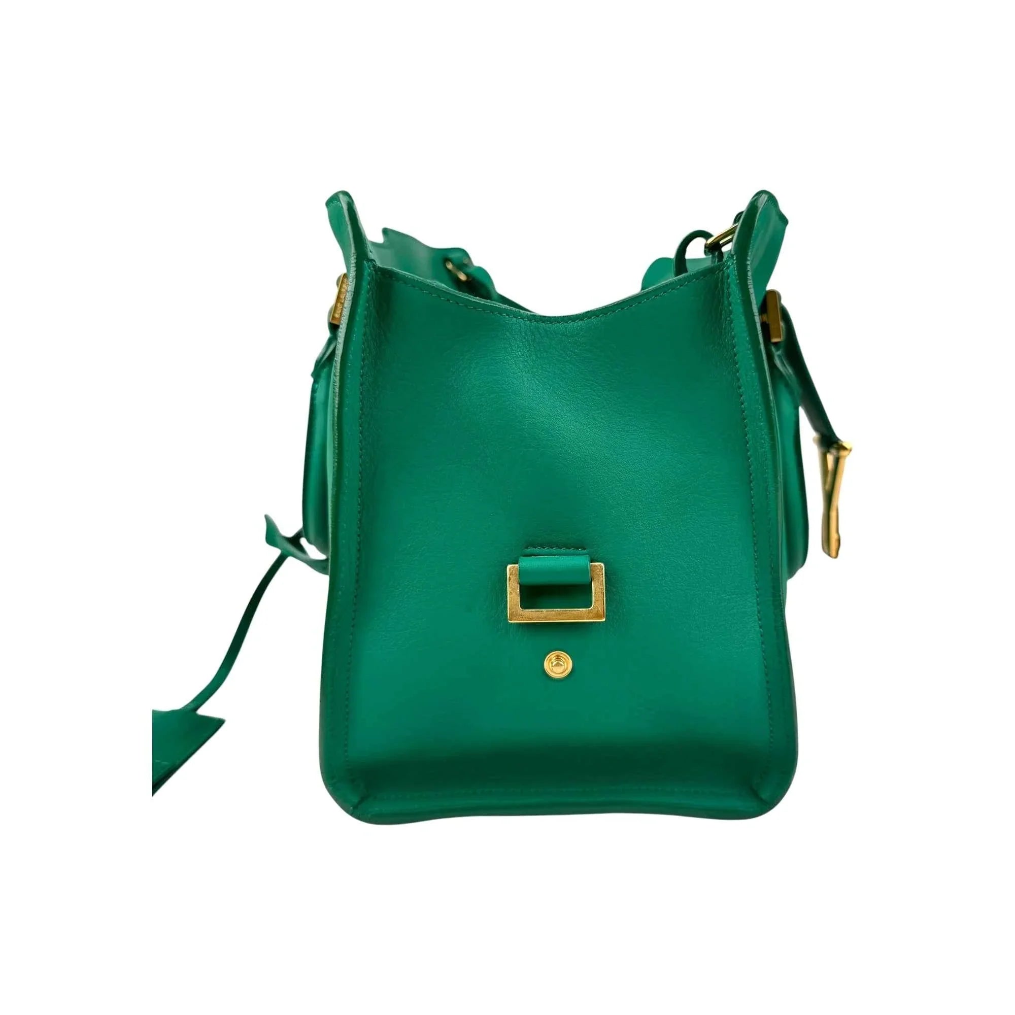 Saint Laurent Y Chyc Cabas Green Tote Bag