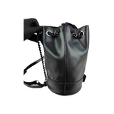 Salvatore Ferragamo Calfskin Bow Bucket Bag Black
