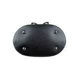 Salvatore Ferragamo Calfskin Bow Bucket Bag Black