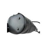 Salvatore Ferragamo Calfskin Bow Bucket Bag Black