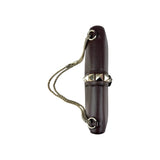 Valentino Brown Leather Medium Rockstud Glam Lock Flap Bag