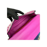Valentino Pink Quilted Patent Leather Rockstud Spike Chain Shoulder Bag