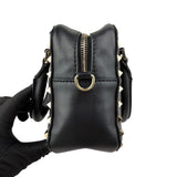 valentino black leather rockstud crossbody bag right