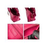 Yves Saint Laurent Pink Leather Small Cabas ChYc Bag