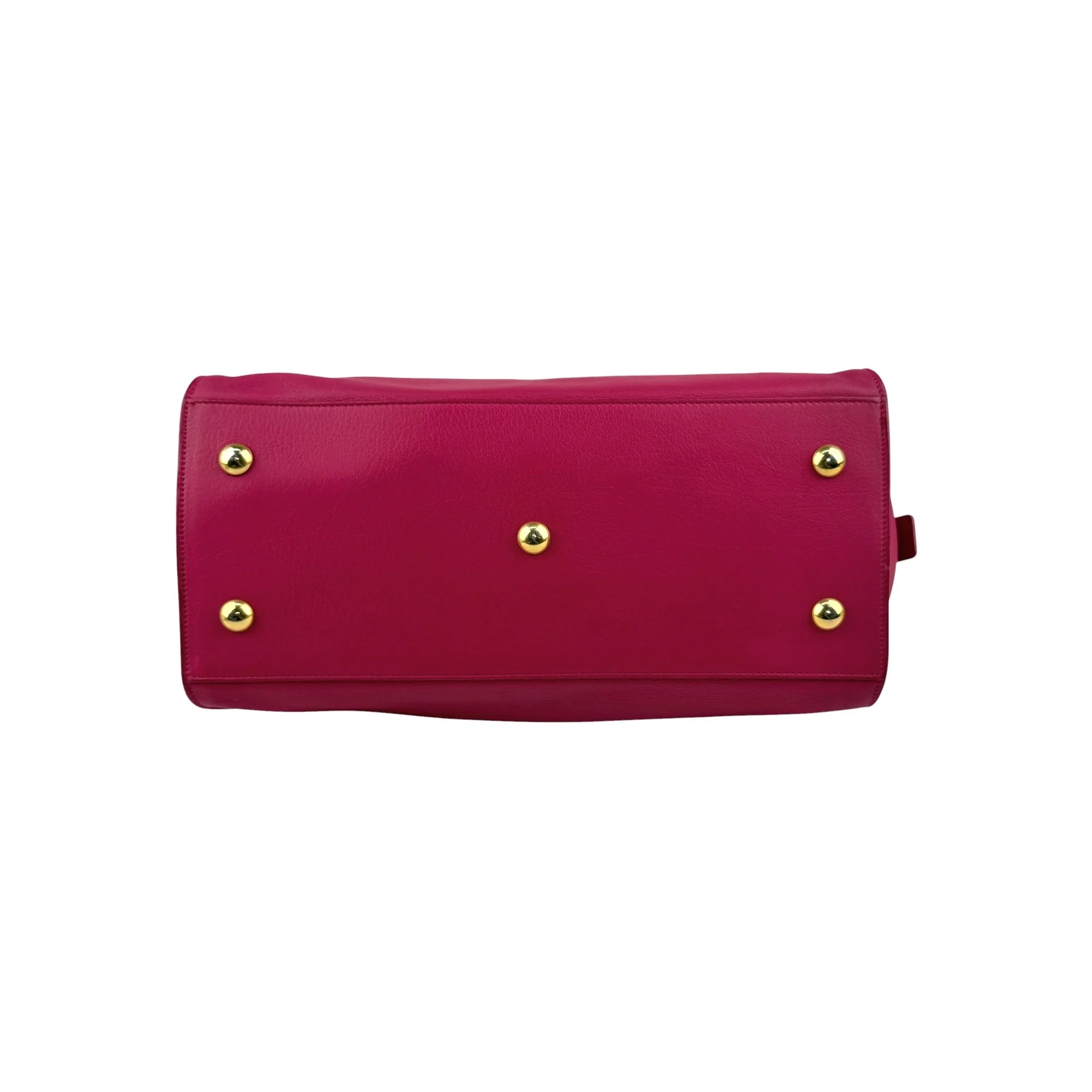 Yves Saint Laurent Pink Leather Small Cabas ChYc Bag